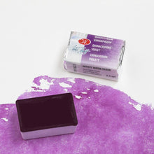 Load image into Gallery viewer, Watercolor set &quot;white nights&quot; 12 colours full pans set plastic box iws unique colour sheme
