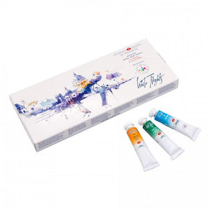 Watercolor set "white nights" 12 tubes set iws unique colour sheme and box design